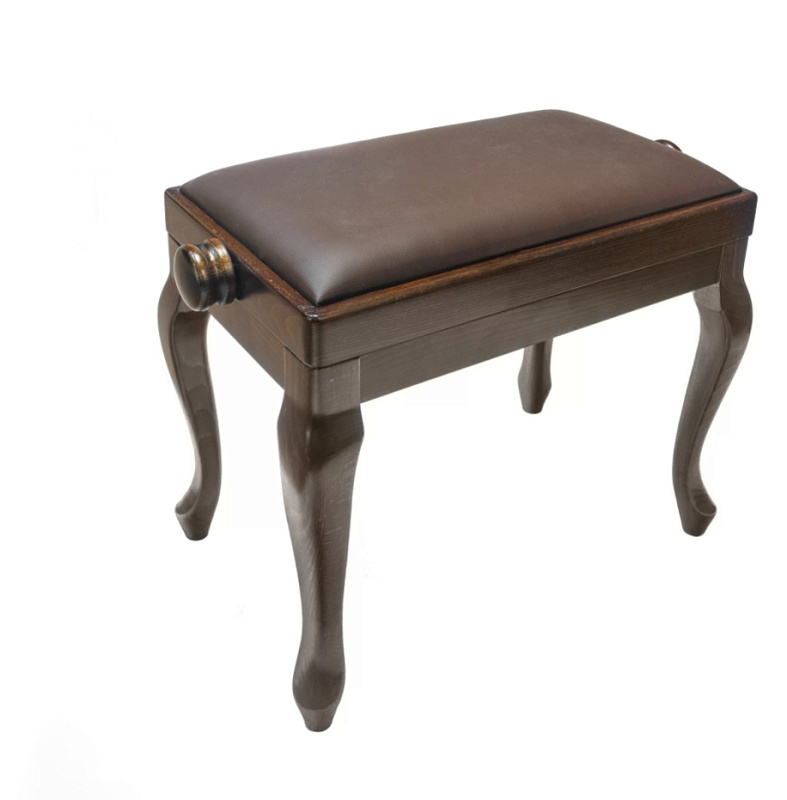 Фото Банкетка для фортепиано Discacciati Chippendale орех, сатинированная