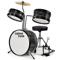 Ударная установка Rolling Rock KIDS JR-1408 BK