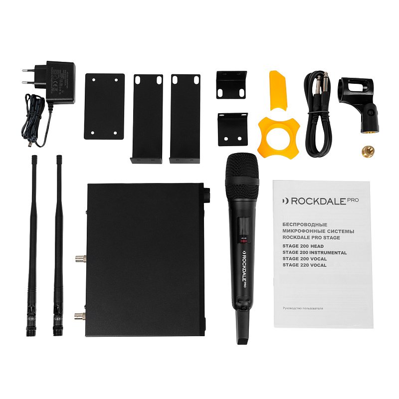 Фото Радиосистема ROCKDALE PRO Stage 200 BK Vocal