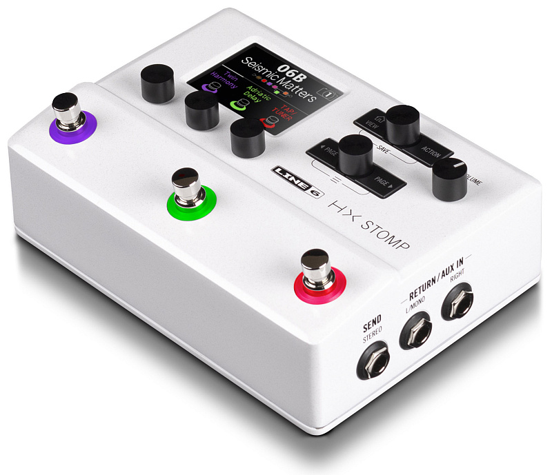 Фото LINE 6 HX STOMP LIMITED EDITION CRYSTAL WHITE