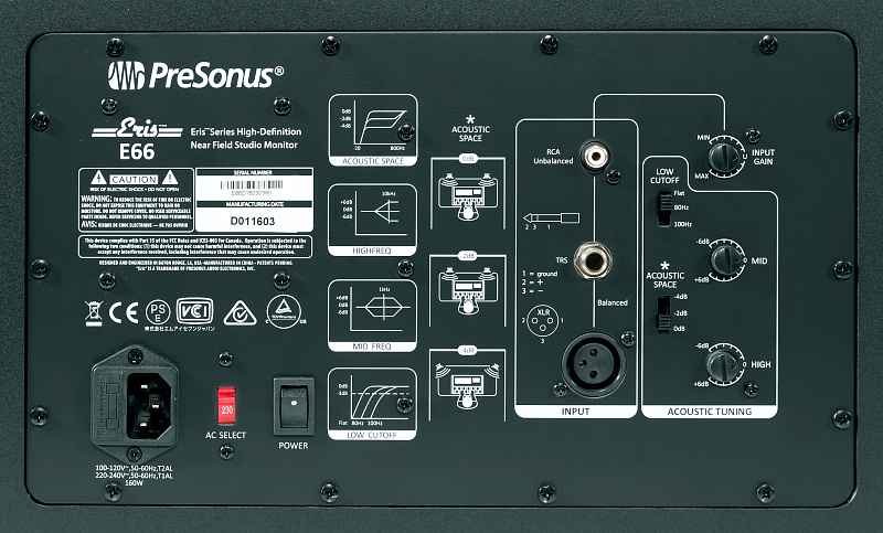 Фото PreSonus Eris E66