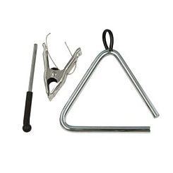 Треугольник Ludwig LE1334 8", с держателем и ударной палочкой