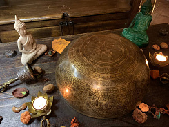 Поющая чаша кованная Etchin Carving - SBEC XXL