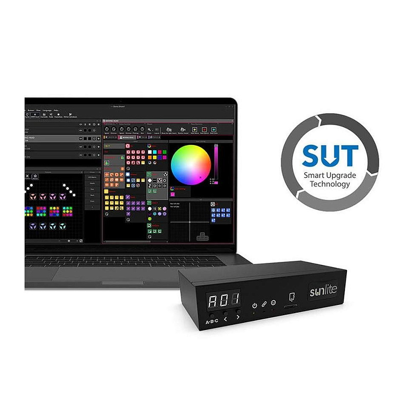 Фото DMX интерфейс для управления сценическим и архитектурным оборудованием SUNLITE-FC. USB