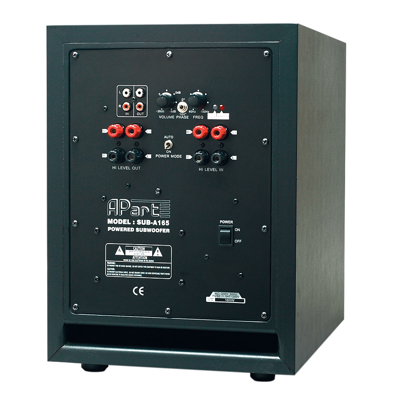 Фото Активный сабвуфер Apart SUBA165-BL