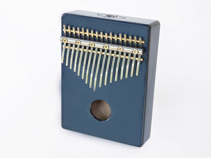 Фото KL-A-A17MCPM-N Калимба альта 17, средняя, Cover, синяя, Kalimba LAB
