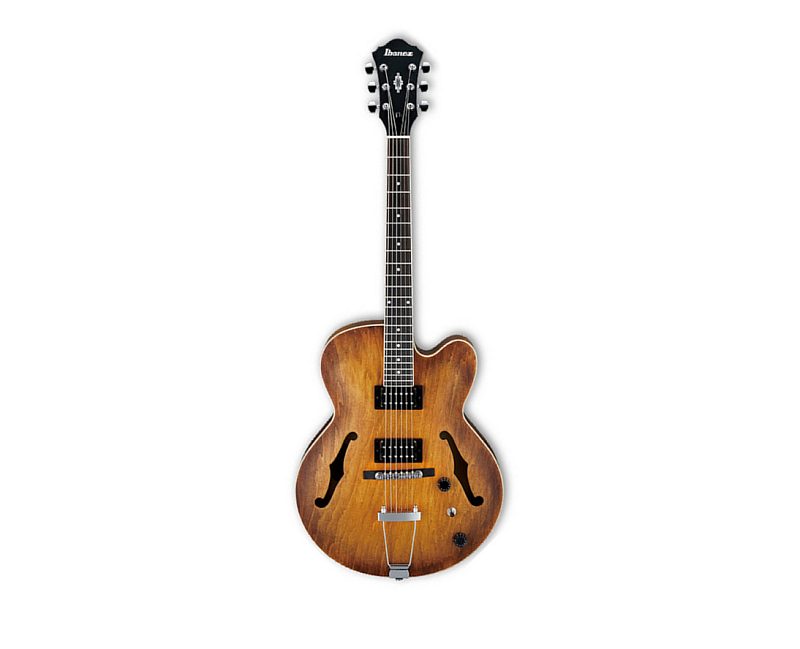 Фото IBANEZ ARTCORE AF55-TF TOBACCO FLAT полуакустическая электрогитара, цвет санбёрст (матовый)