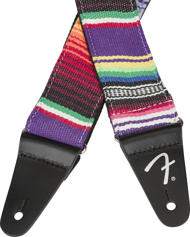 Фото FENDER 2 SERAPE STRAP Purple MULTI
