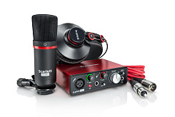 FOCUSRITE Scarlett Solo Studio 2nd Gen студийный комплект (Scarlett Solo 2nd Gen, наушники, микрофон, ПО, микрофонный кабель).