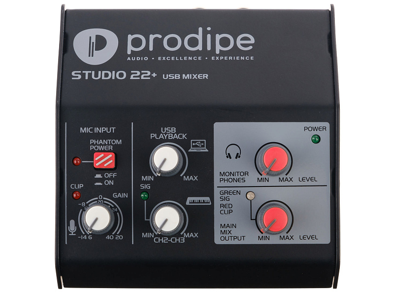 Фото STUDIO22+ Аудио интерфейс USB, Prodipe