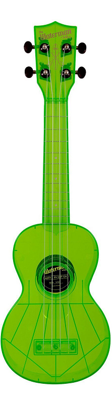 Фото WATERMAN by KALA KA-SWF-GN Waterman Fluorescent Green, Soprano Ukulele