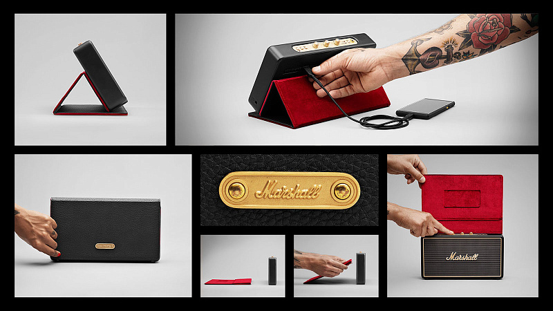 Фото Портативная акустическая система Marshall Stockwell Black